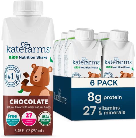 Amazon.com: KATE FARMS Organic Pediatric Kids Nutrition Shake ...