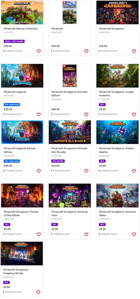Minecraft Nintendo Switch 的图像结果