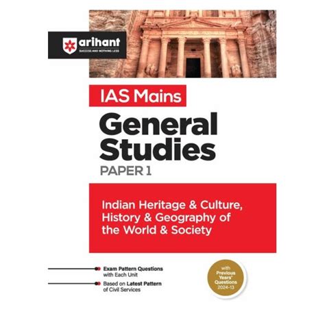 IAS Mains General Studies Paper - 1 Indian Heritage & Culture,History ...