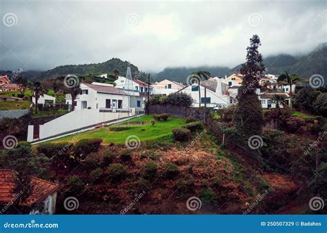Furnas City on the Island of San Miguel, Azores, Portugal Stock Image ...
