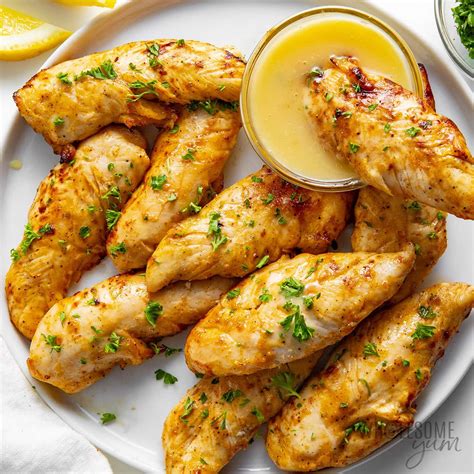 Air Fryer Chicken Tenders (Easy, No Breading) - Wholesome Yum