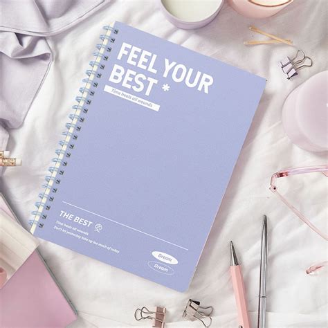 Bksdlh Paper Coil Notebook, Spiral Notebook, A5 Size, Thickened Coil ...