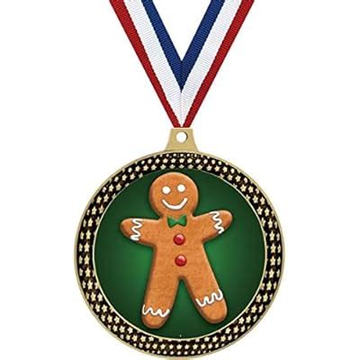 Buy Gingerbread Man Starfire Medals and Trophies, 2.5 Gold Gingerbread ...