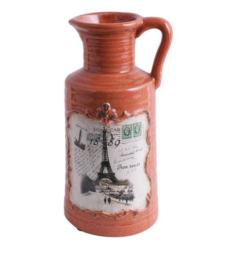 Tall jug shaped ceramic vase – Gaia Pottery In