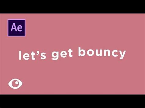 Image result for After Effects Bouncing Letter Tutorial
