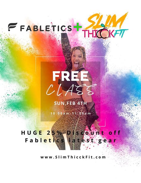 FREE Slim Thicck Fit Zumba Class + Fabletics Clothes!!, Fabletics ...