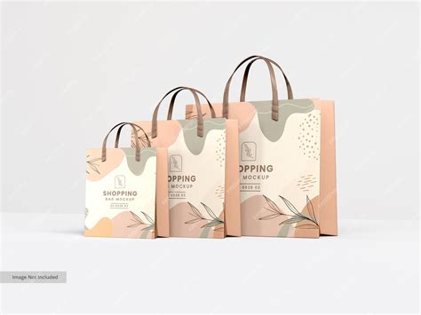 Premium PSD | Paper shopping bag branding mockup