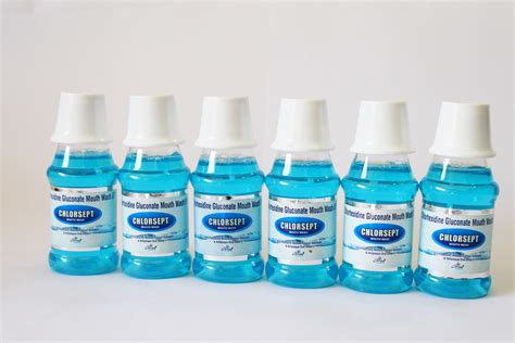 Chlorsept Chlorhexidine Gluconate Mouth Wash Oral Rinse, Packaging Type: Bottle, Packaging Size ...