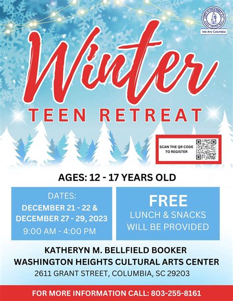 City of Columbia Winter Teen Retreat - City of Columbia, Columbia SC