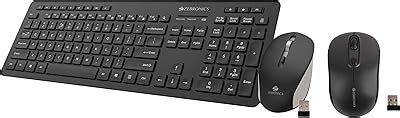 Amazon.in: Buy ZEBRONICS Zeb-Companion 500 2.4GHz Wireless Keyboard and ...