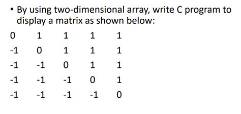 Image result for Storing Elements in 2D Array and Printing Matrix C Program