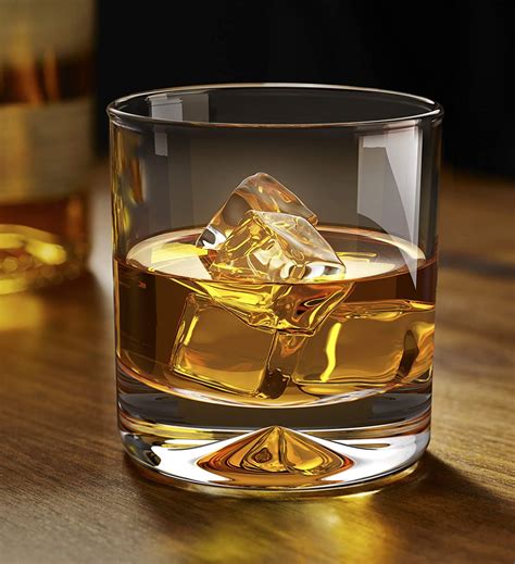 China Whiskey Glasses with Mountain Imprint 10 oz Rocks Glasses Lead ...