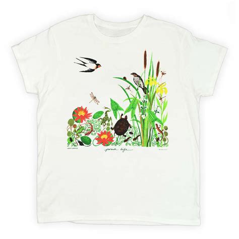 Pond Life Ladies White T-shirt – Liberty Graphics