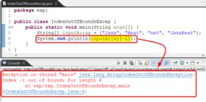 Image result for Array Index Out of Bounds Exception Java