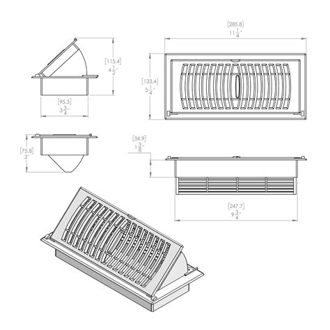 Snapklik.com : Imperial RG3055 4x10-Inch Pop-Up Floor Register