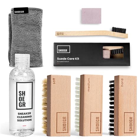 SHOEGR Complete Shoe Cleaning Kit | Ultimate Sneaker Cleaning Kit ...