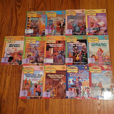 13 Bailey School Kids Book Lot Teacher Home School Monsters Gift ...