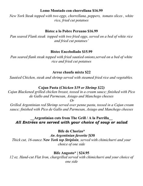 Menu at Blue Moon Lounge restaurant, Annandale