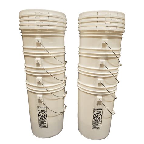 6 gallon plastic bucket with lid first-class service