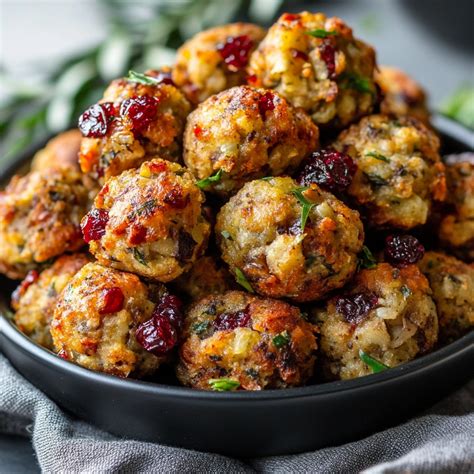Turkey Stuffing Balls
