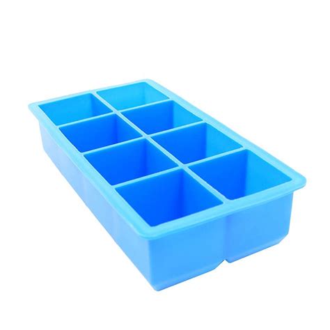 Syga 1 Pcs Silicone Mold Ice Cube Tray Easy Release Large Size Flexible ...
