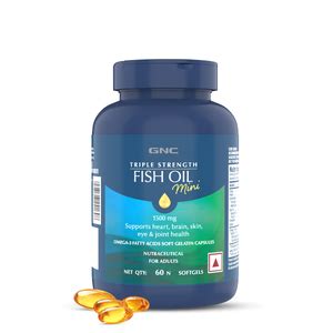 Shop Best Fish Oil & Omega-3 Supplements | Heart & Brain Health | GNC India