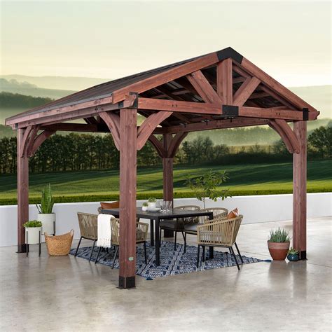 Backyard Discovery Cedar 12' x 12' Gazebo - Sam's Club | Gazebo ...