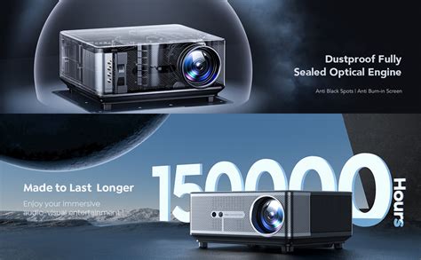 YABER ACE K1 4K Projector 650 ANSI Ultra Bright, Home Theater with WiFi ...