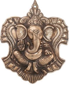 Soft Art Ganesha with Rat Decorative Showpiece - 33 cm Price in India ...