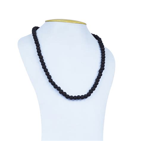 Karungali Mala - 20 Inches | 10 Mm/ Ebony Mala/ Karungali Kattai Malai ...