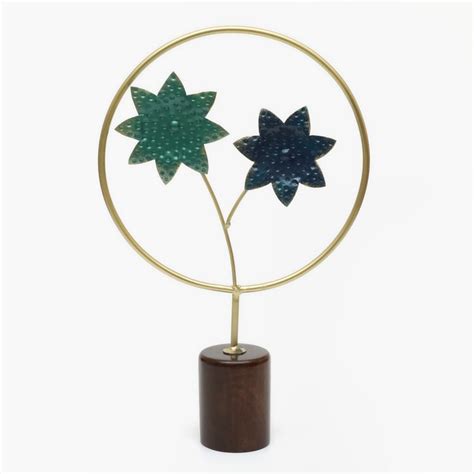 Buy VEDAS Mystical India Metal Flower Table Accent from Vedas at just ...