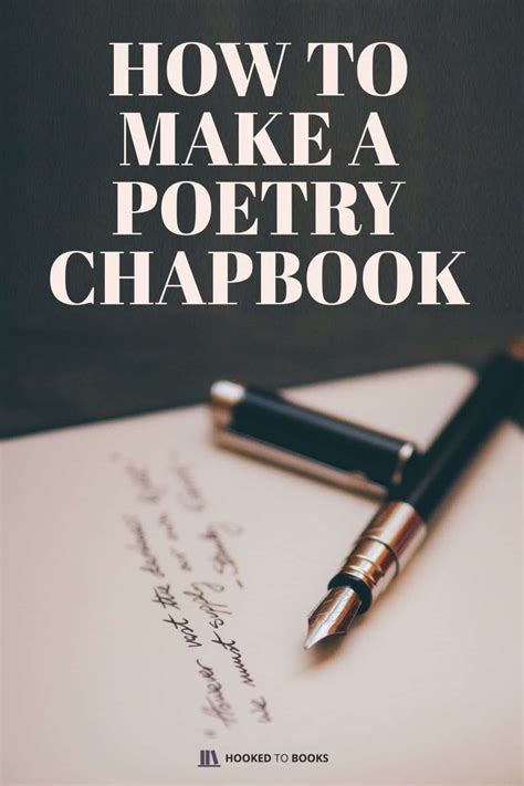 How to make a poetry chapbook – Artofit