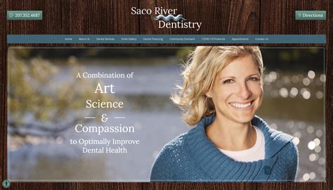Dental Website Design Buxton Scarborough ME Saco River Dentistry ...
