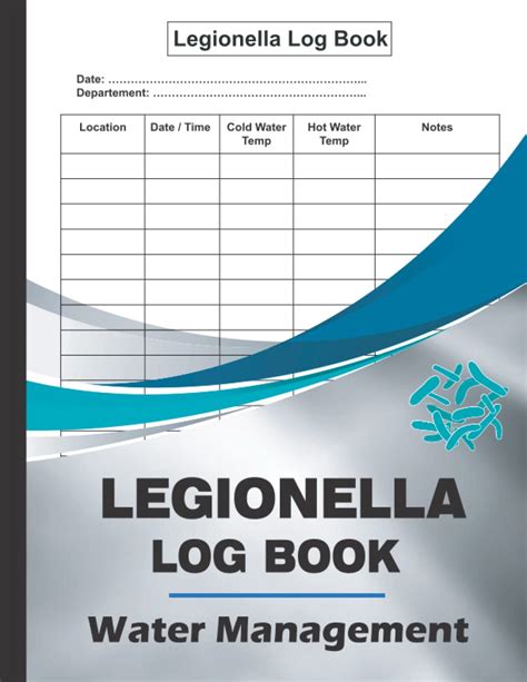 Buy Water Management Legionella Log Book: Management of Legionella in ...