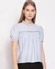 Buy Blue Tops for Women by Zink London Online | Ajio.com