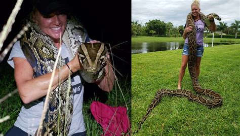 Image result for Female Python Hunters