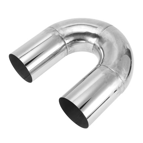 180 Degree Mandrel Exhaust Pipe DIY Custom Car Modified Exhaust Pipe Tubing Piping 127mm/5" OD ...