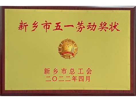 我校刘齐晋同志荣获新乡市“五一劳动奖章”荣誉称号