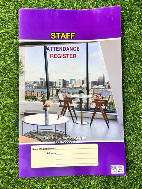 STAFF ATTENDENCE REGISTER-ATTD – KnowHowArtCraft