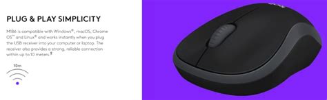 Amazon.in: Buy Logitech M186 Wireless Mouse, 2.4GHz with USB Mini ...