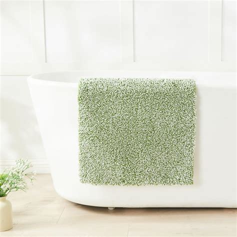 Amazon.com: Douceur Sage Green Bathroom Rugs Non Slip, Luxury Thick ...