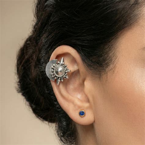 Traditional Maharashtrian Oxidized Bugadi – Non-Piercing Clip-On Earri ...