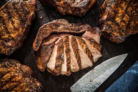 Grilled Thick Cut Pork Chops Recipe - Traeger Grills