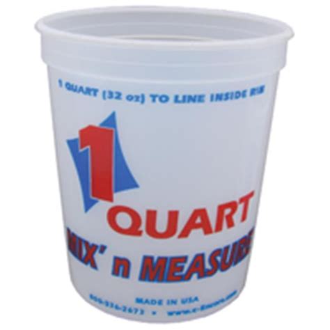 Buy Encore Plastics Corp. 1 Qt Mix N Measure, Semi Clear Online at ...