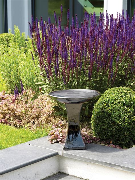 Glazed Modern Bird Bath | Garden Accessories | Apta