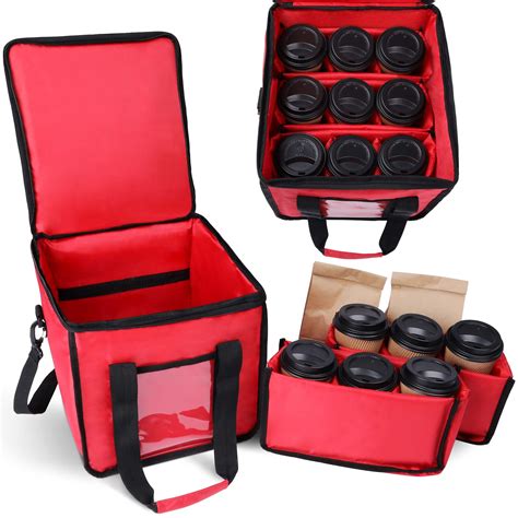 Buy 2TUFF Insulated Drink Carrier for Delivery - Reusable Drink Caddy ...