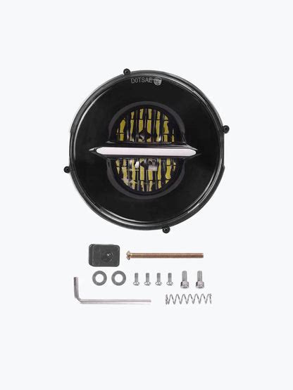 Spitfire Reborn Thunderbolt Headlight Without Ring From Moto Modz.