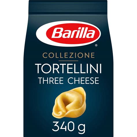 Calories in Barilla Tortellini Pasta Three Cheese calcount