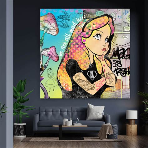 Poster Bad Alice Pop Art im Quadrat, Aufhängefertig & Versandkostenfrei ...