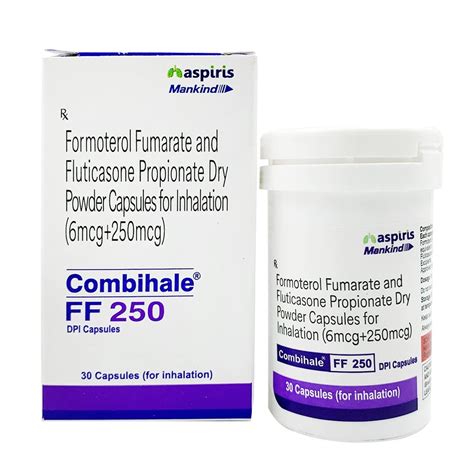 Combihale FF 250 Inhaler - Bottle of 7.2gm Metered Doses Inhalers ...